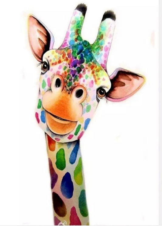 Full Drill 5D Diamond Painting Kit Giraffe
