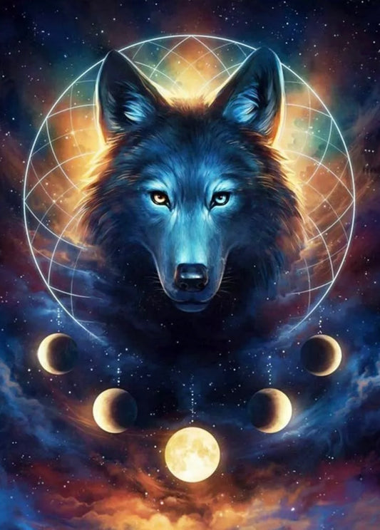 Wolf 5D Diamond Painting Art Kit