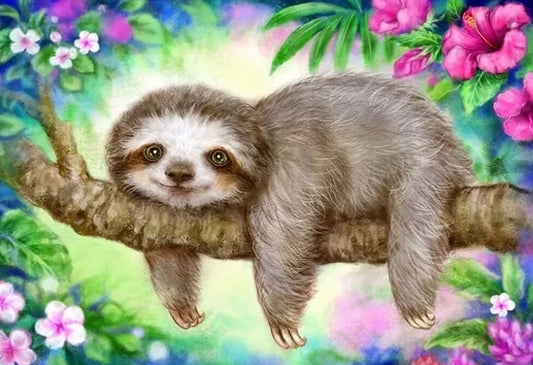 5D Sloth Diamond Painting Full Drill DIY Kit