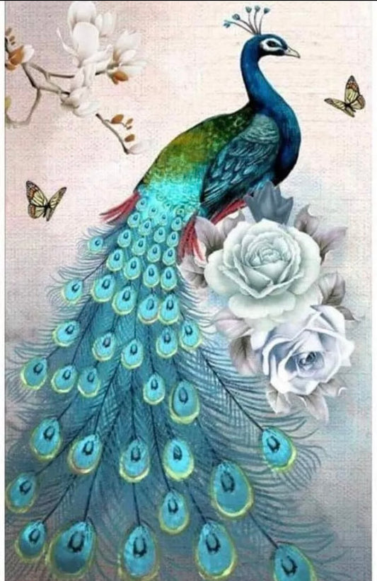 Peacock 5D Diamond Painting Full Drill DIY Kits