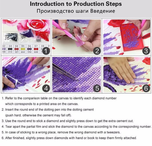 5D Diamond Painting Drill Cat and Tiger