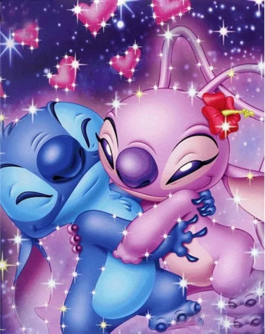 Stitch & Angel Love Full Drill 5D Diamond Painting kit