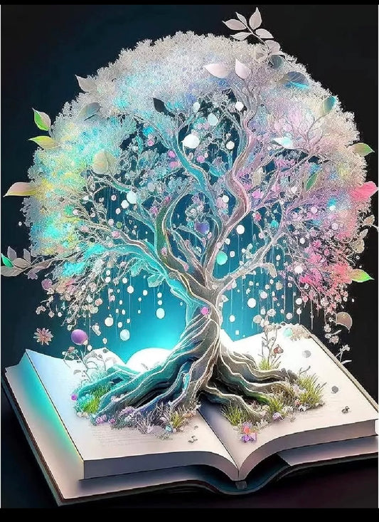 5D Blue Tree of Life  Diamond Painting Full Drill DIY Kits