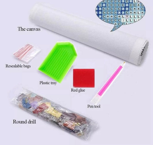 Wolf 5D Diamond Painting Art Kit